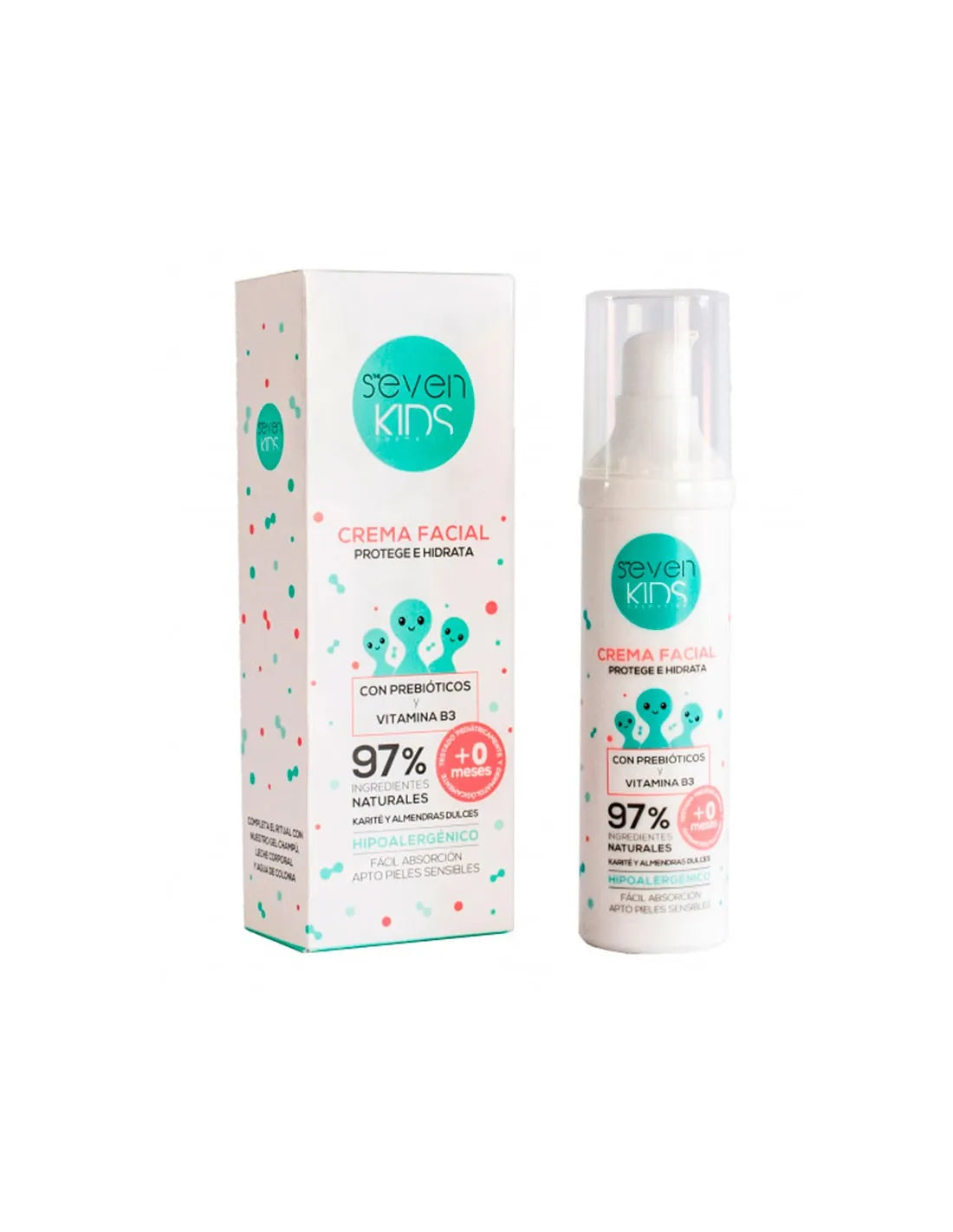 Schwarzkopf Seven Kids crema viso 50 Prebiotici e B3