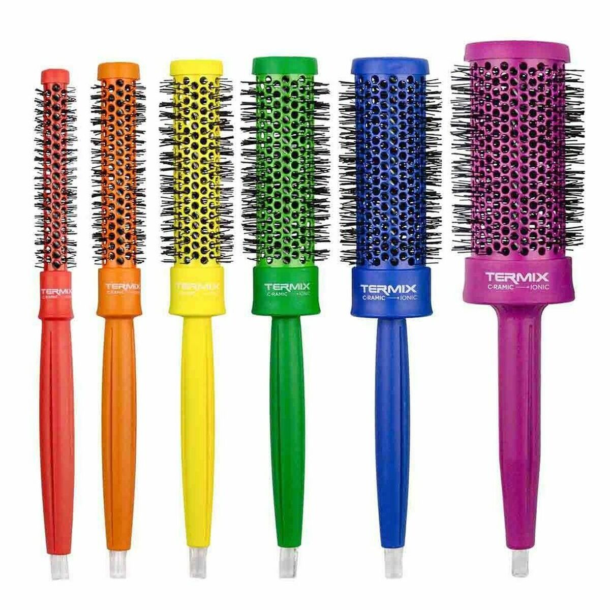 Set of combs/brushes Termix C-Ramic Pride Toilet Bag (6 pcs)-9