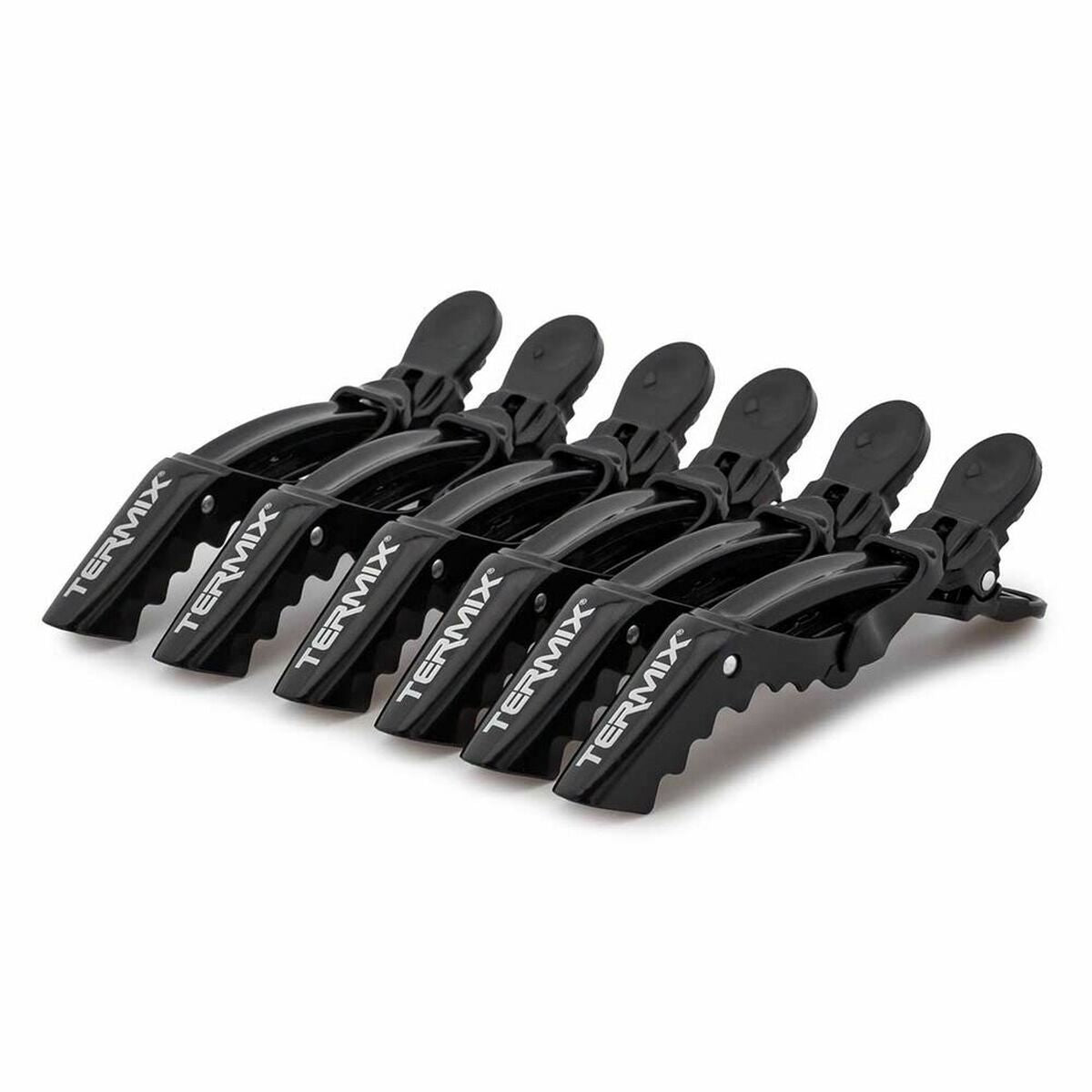 Pinzas para el pelo Termix Negro (6 uds)-0