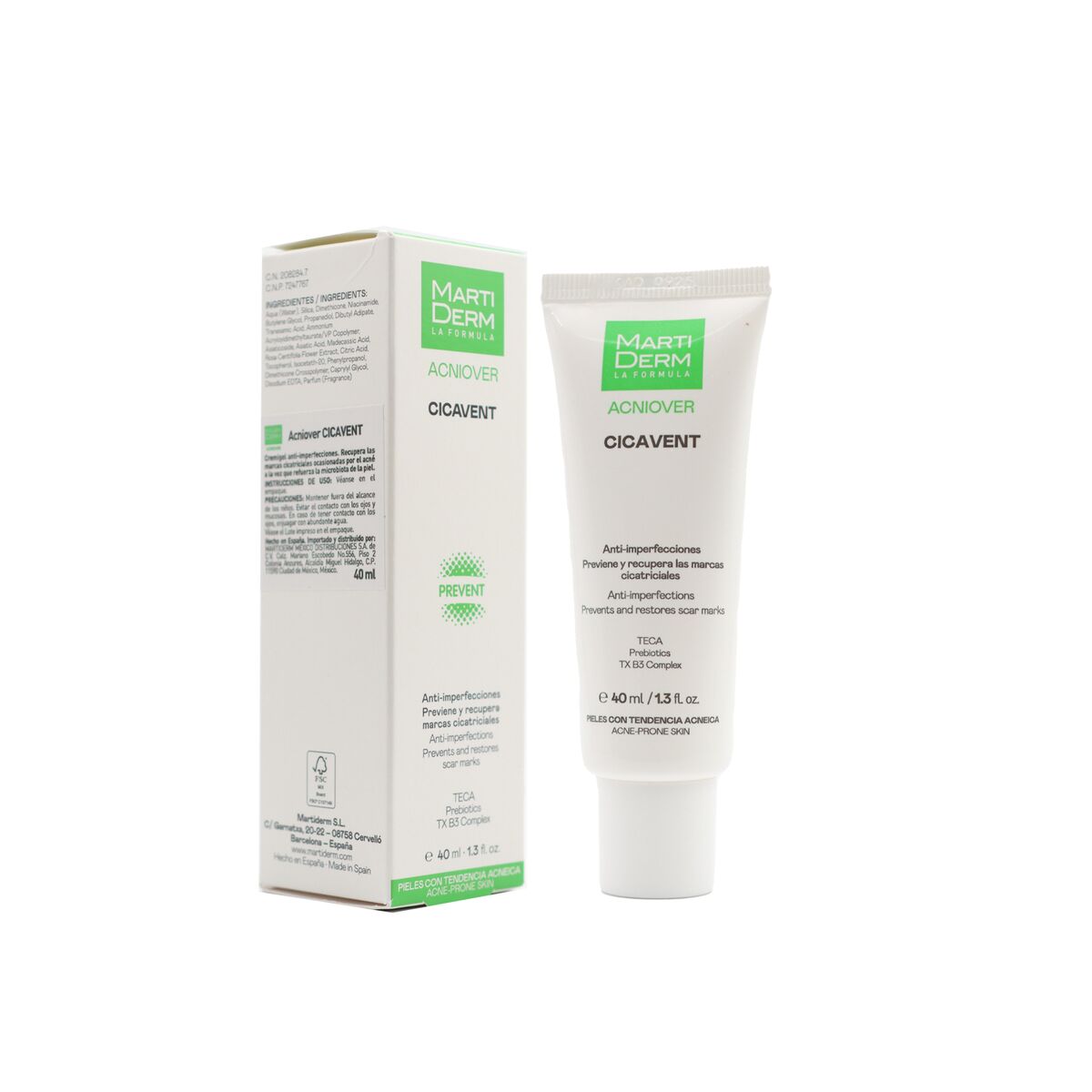 Anti-Unvollkommenheitsbehandlung Martiderm Acniover Cicavent 40 ml-0