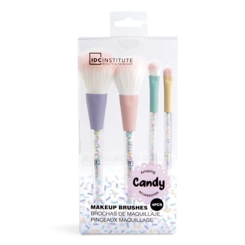 Idc Institute Candy Makeup Brushes Set da 4 pezzi