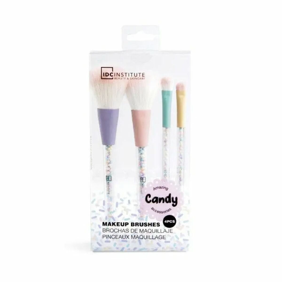 Set Make-up-Pinsel IDC Institute Candy (4 Stück)-0