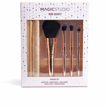 Set Pennelli Trucco IDC Institute ROSE QUARTZ 5 Pezzi