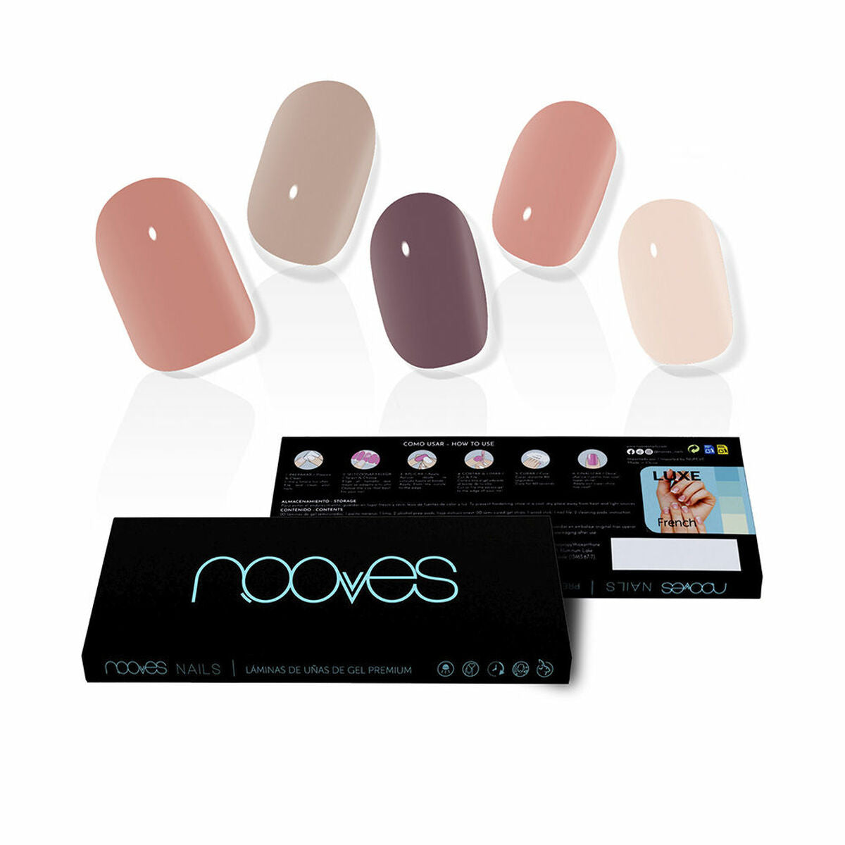 Uñas postizas Nooves Secret Earth Gel Autoadhesivas-0