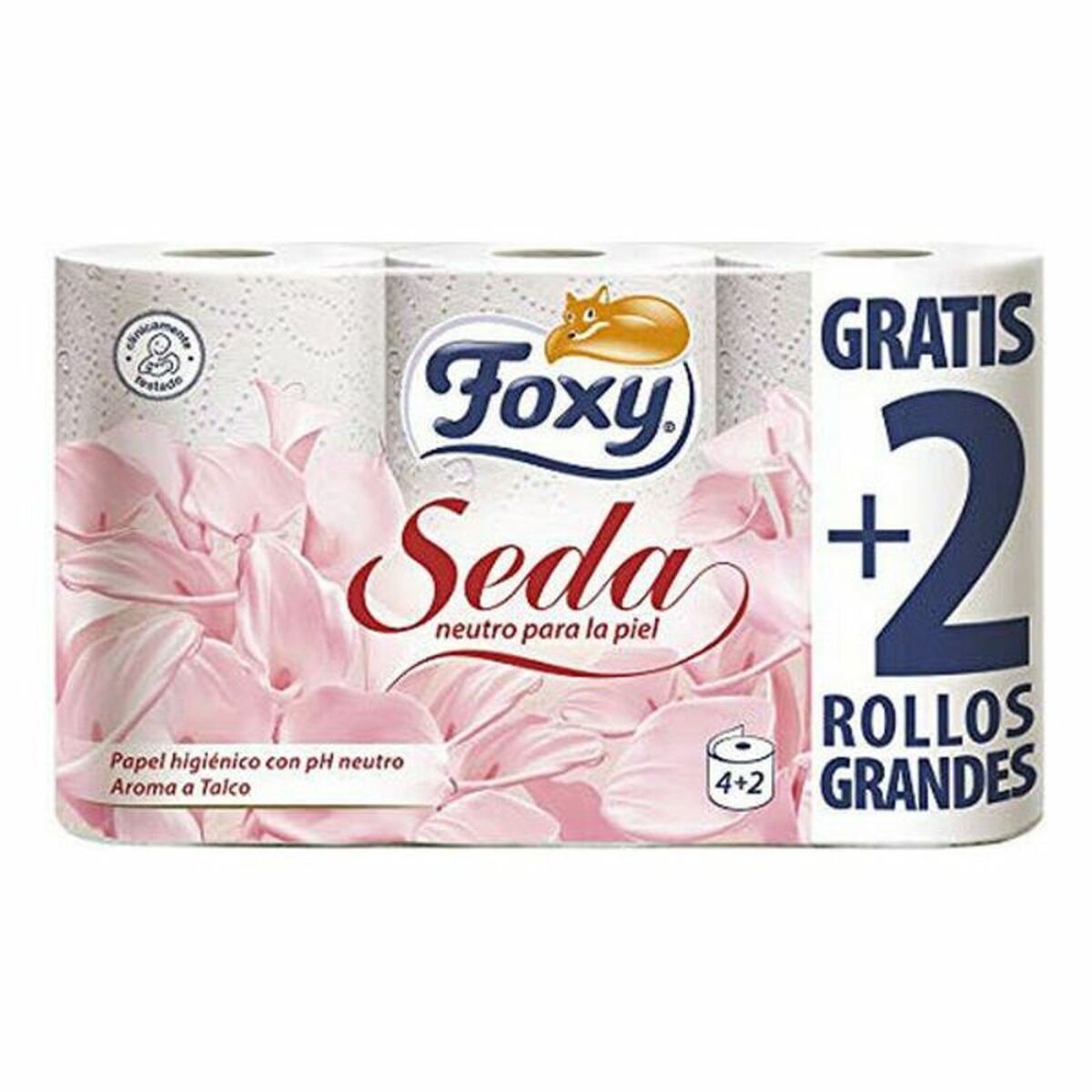 Toilet Roll Seda PH Neutro Foxy (6 uds)-0