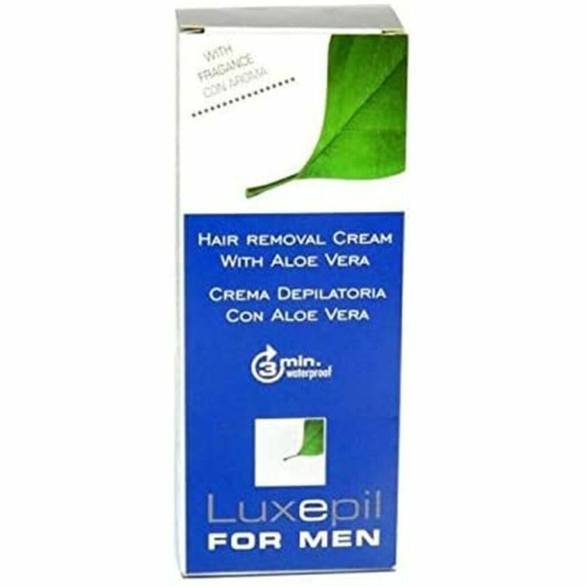 Crème dépilatoire corps Luxepil pour homme Aloe Vera (150 ml)-0
