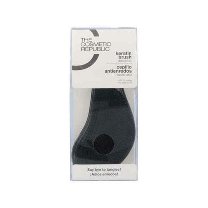 Spazzola districante per capelli Keratin The Cosmetic Republic Cosmetic Republic Nera