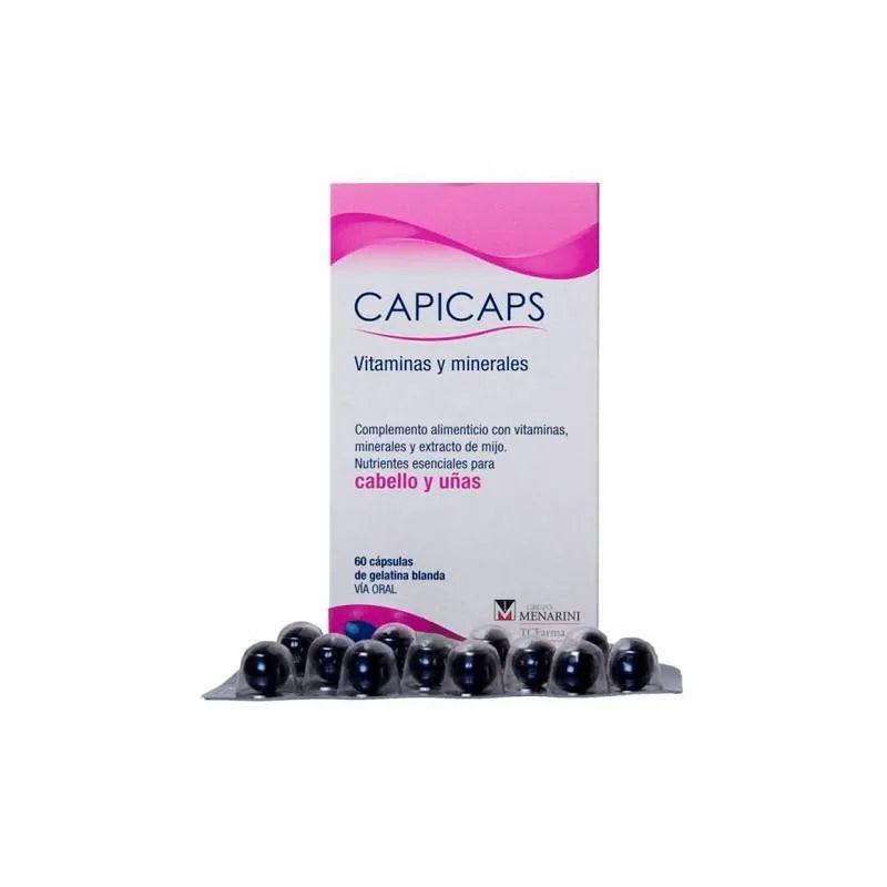 Menarini Capicaps capelli e unghie 60 Cápsulas