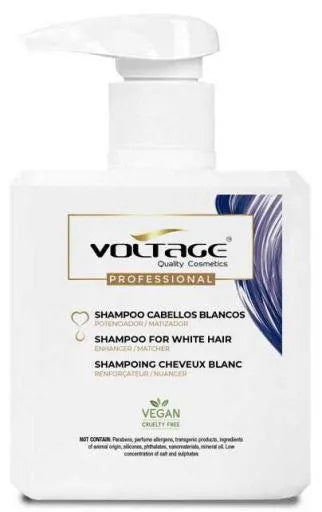 Voltage Cosmetics Therapy Ultra Violet Cabellos Blancos 2 in 1 shampoo-Mascaril