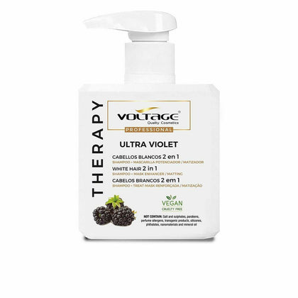 Shampoo für blondes oder graues Haar, Spannungstherapie Ultra Violet 2-in-1, 500 ml