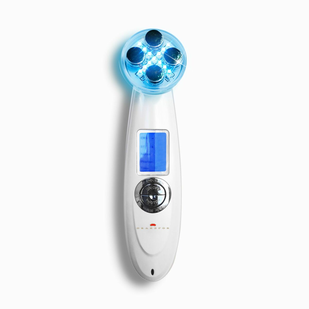 Facial Massager with Radiofrequency, Phototherapy and Electrostimulation Drakefor DKF-9901 White-3