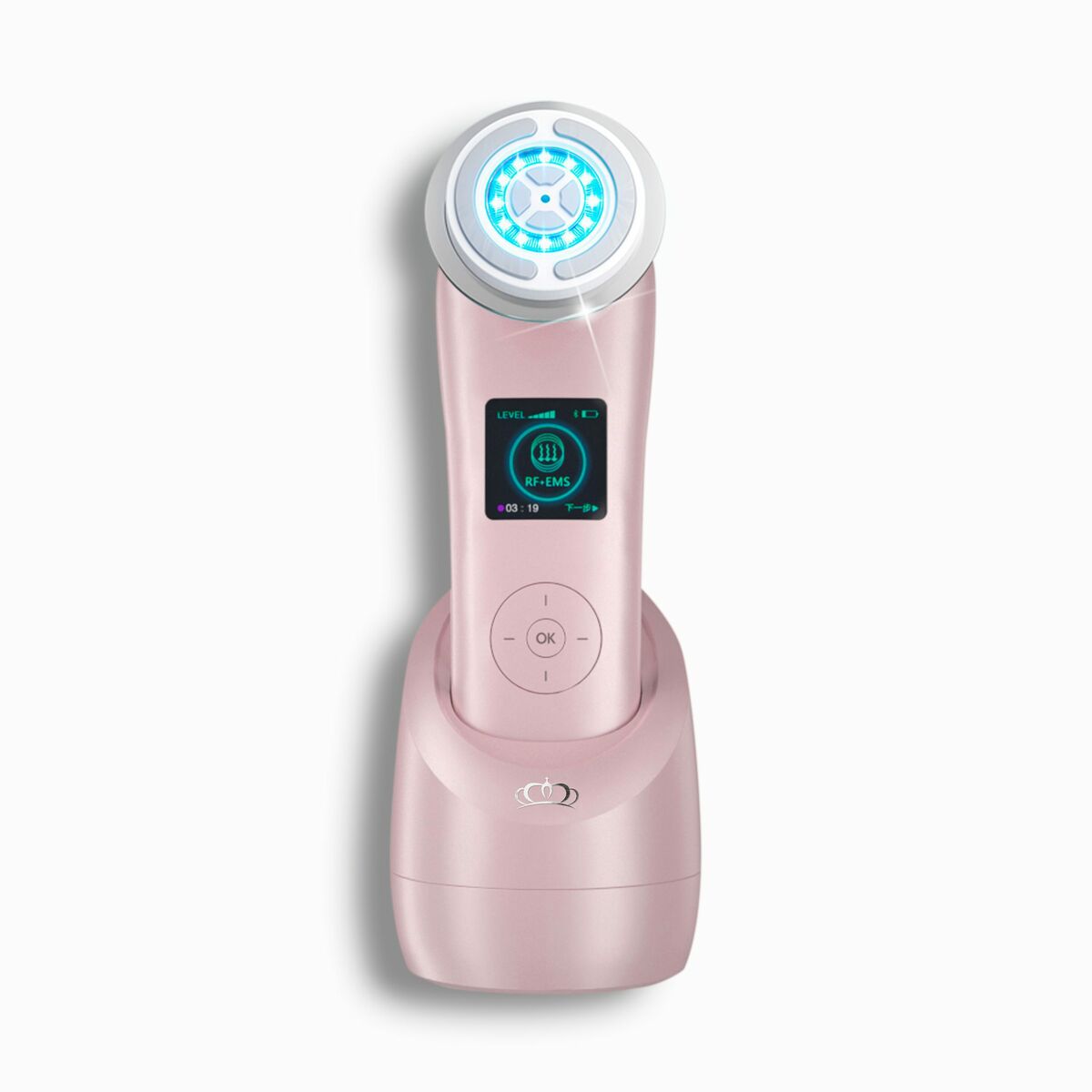 Gesichtsmassagegerät mit Radiofrequenz, Phototherapie und Elektrostimulation Drakefor NANOSKIN EXTREME Pink-0