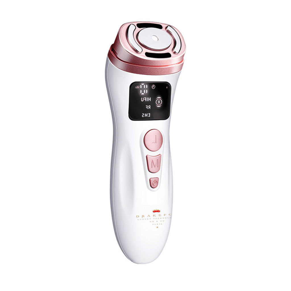 Tratament de intinerire Drakefor MINI HIFU RF LIGHT TERAPY HOME Ultrasunete alb 3 buc-1