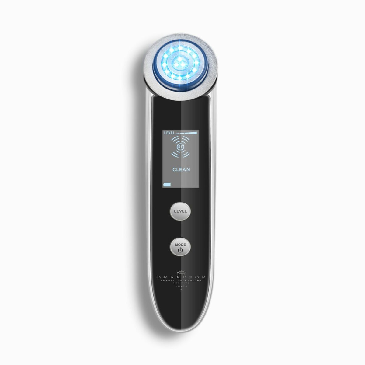 Gesichtsmassagegerät mit Radiofrequenz, Phototherapie und Elektrostimulation Drakefor HACKER Schwarz 3 Stück-3