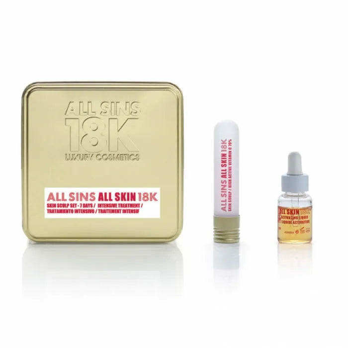 All Sins 18k All Skin Sculp 7 Days Intensive Treatment cofanetto 2 pz