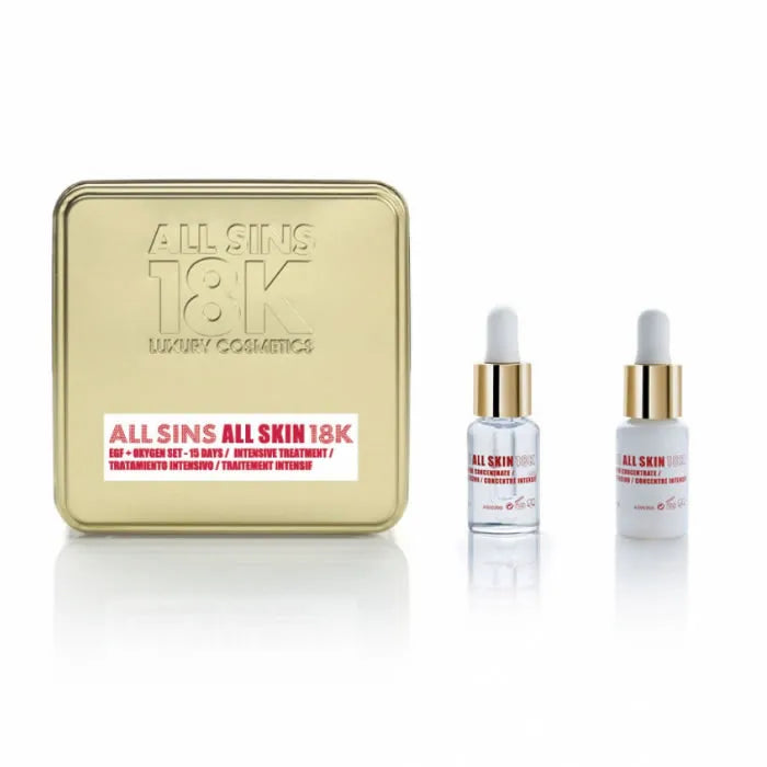 All Sins 18k All Skin Efg Oxygen 15 Days Intensive Treatment cofanetto 2 pz