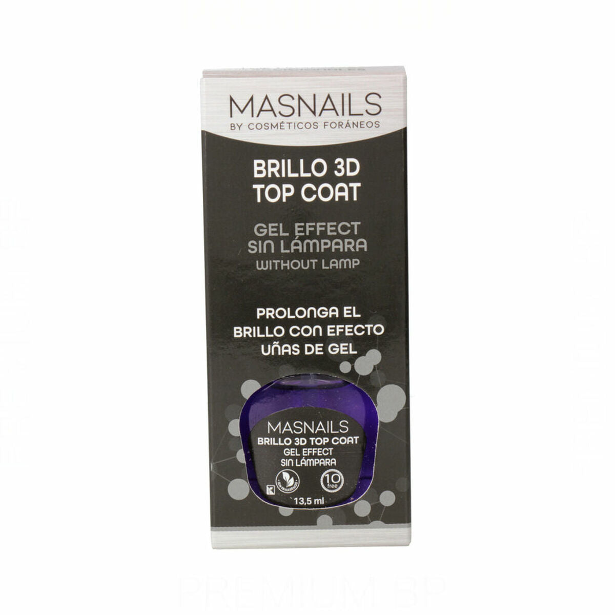 Smalto per unghie 3D Top Coat Gel Effect (13,5 ml)-0