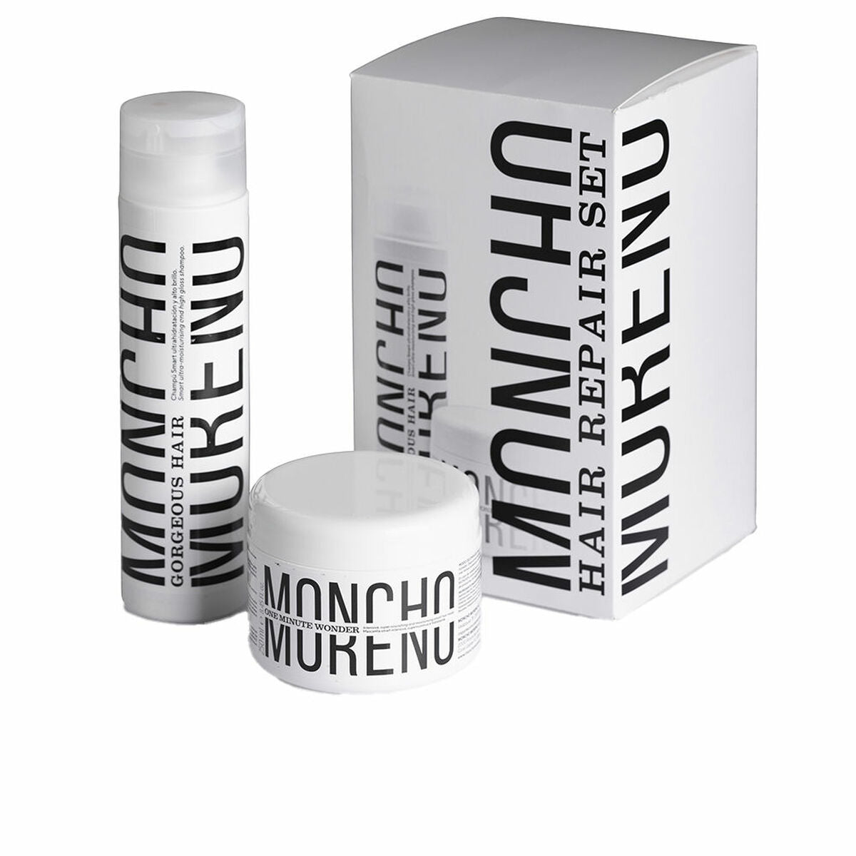 Restauratives Shampoo Moncho Moreno HAARREPARATUR 2 Stück-0