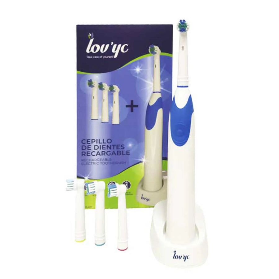 Lovyc Elie Saab Lovyc Recargable spazzola De Dientes Electrico 4 Cabezales 1 pz