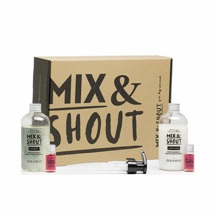 Shampoo Mix & Shout Rutina Protector Lote Protector 4 Pezzi