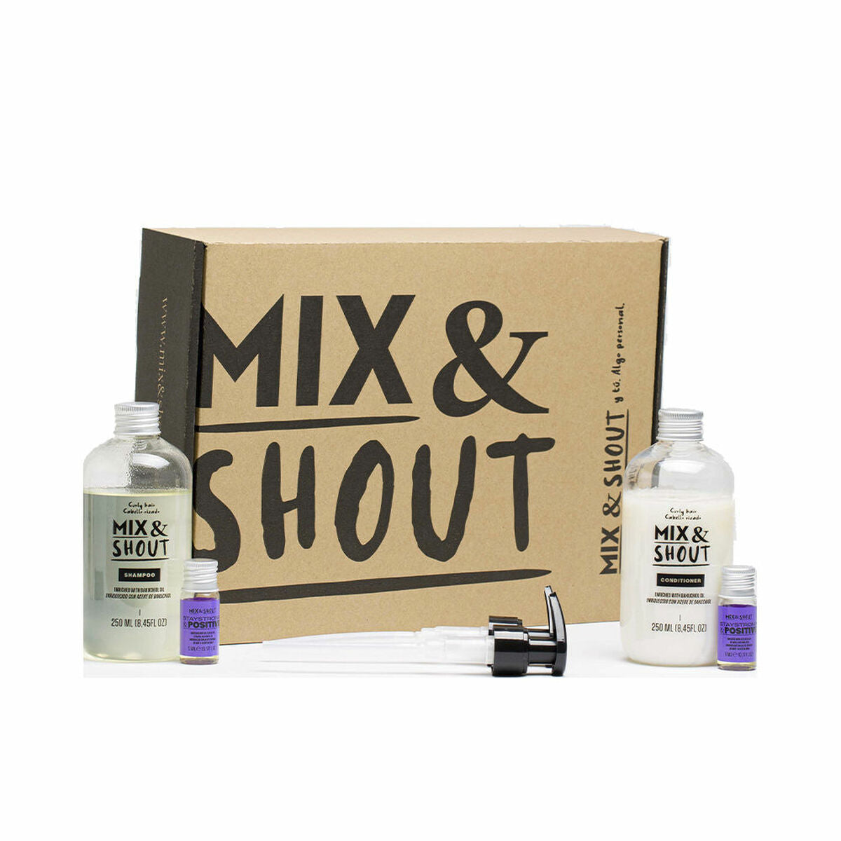 Shampoo Mix & Shout Rutina Rizado Protector Lote 4 Pezzi Capelli ricci-0