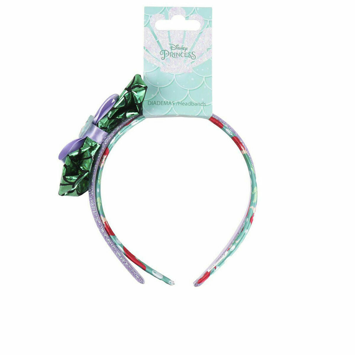 Headband Disney Princess Diadema Disney Turquoise-0