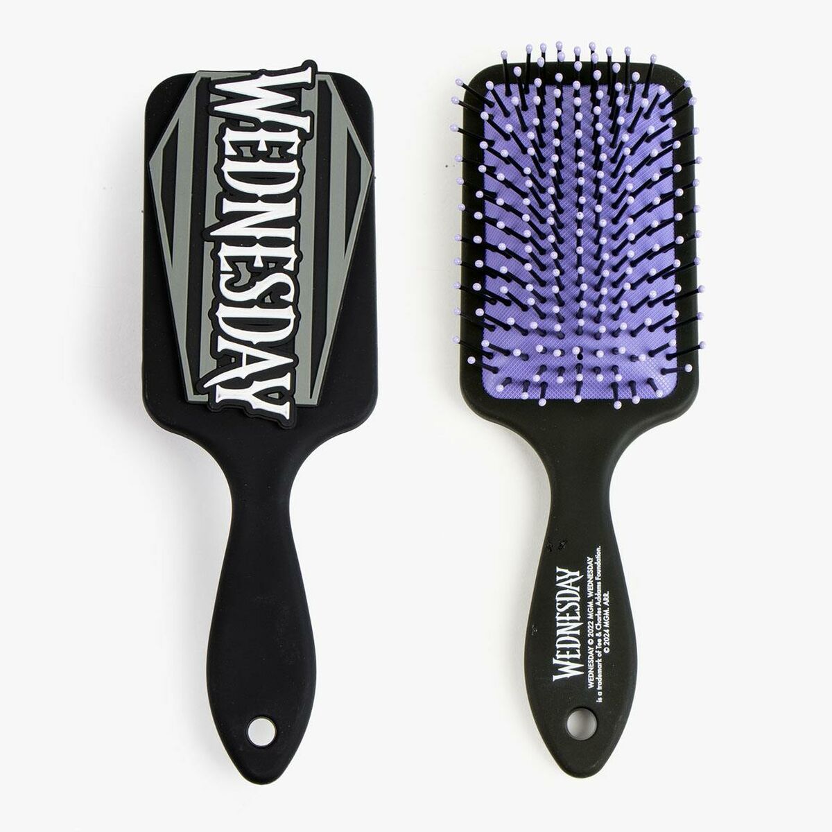 Detangling Hairbrush Wednesday Multi-composition-4