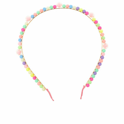 Bandeau Inca Métal Multicolore Perles de verre