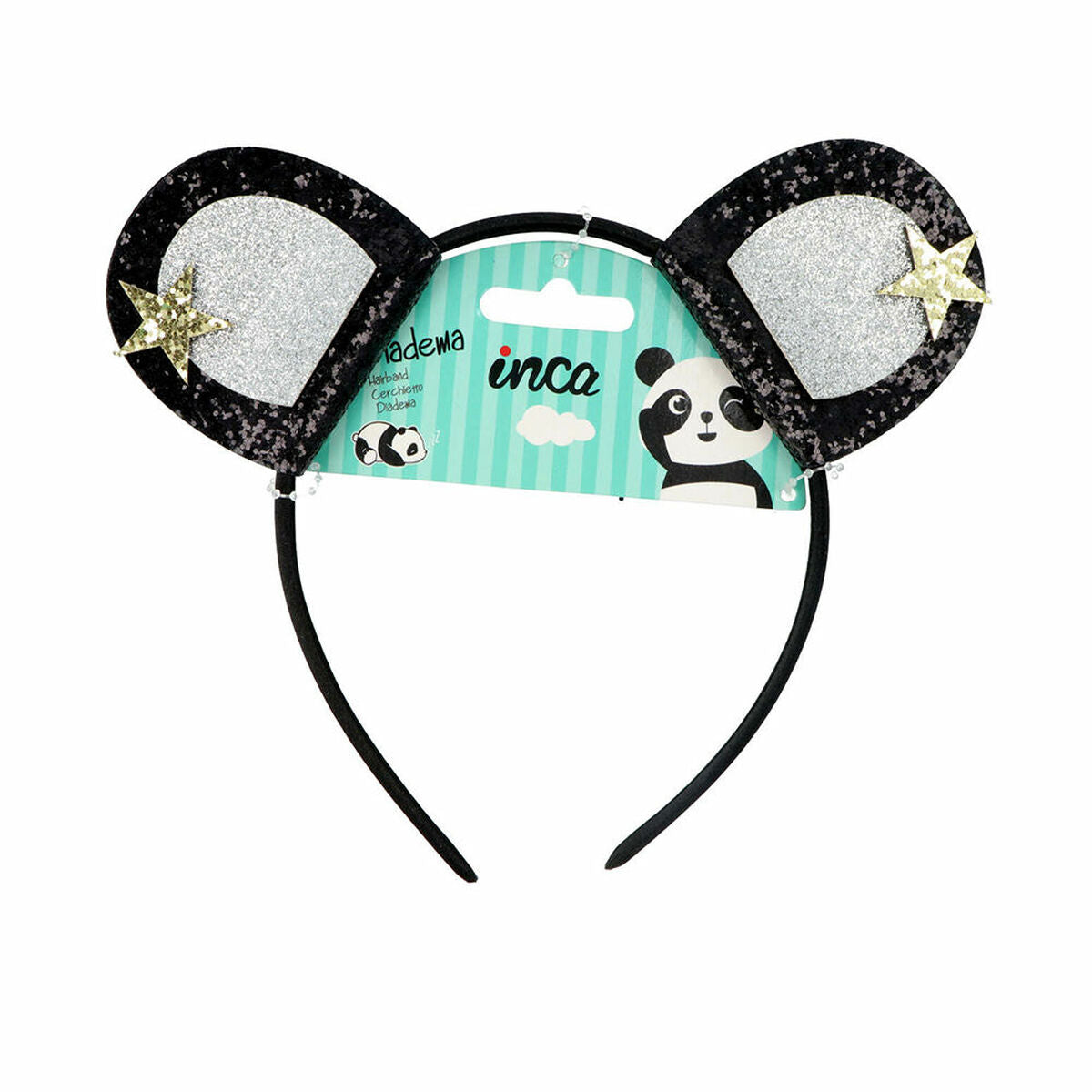 Headband Inca Panda bear-0