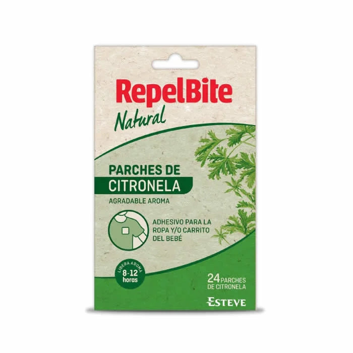 Afterbite Repel Bite Natural Citronella 24 Cerotti
