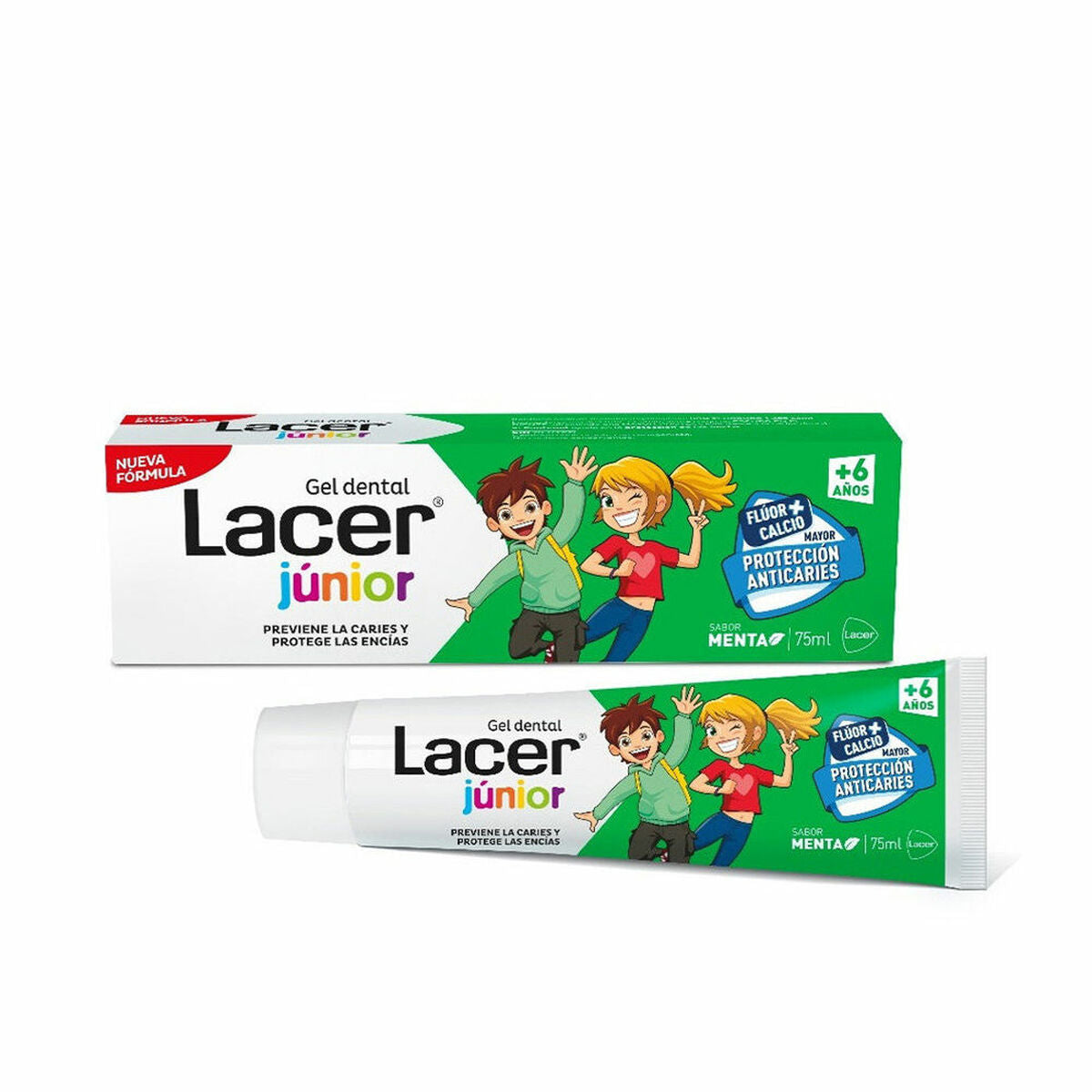 Toothpaste Lacer Mint Junior (75 ml)-0