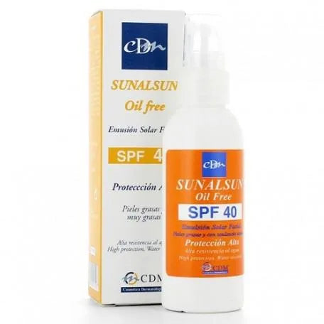 Cdm Sunalsun olio Free Protección Alta Fp40 75 ml Cdm