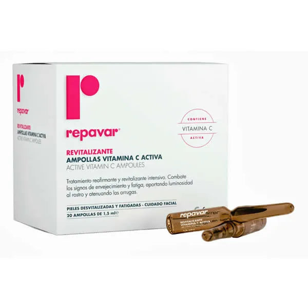 Repavar Rivitalizzante Active Vitamin C 20 Ampoules x 1,5 ml