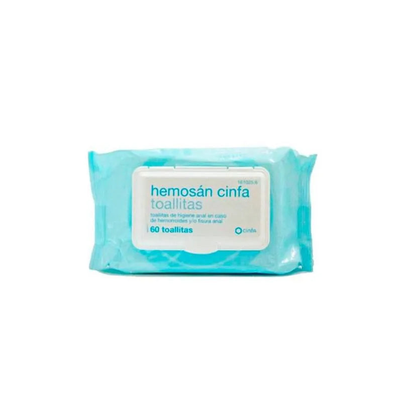 Cinfa Hemosán Toallitas 60 pz