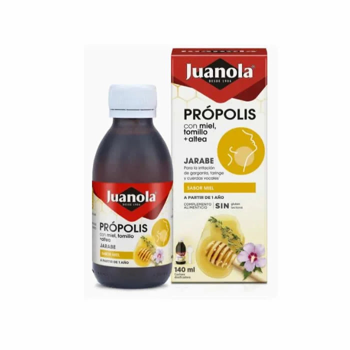 Juanola Sciroppo di Propoli al Miele e Timo 140 ml
