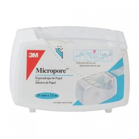 Hartmann Esparadrapo Micropore Blanco 7,5 X 2,5 cm 3m