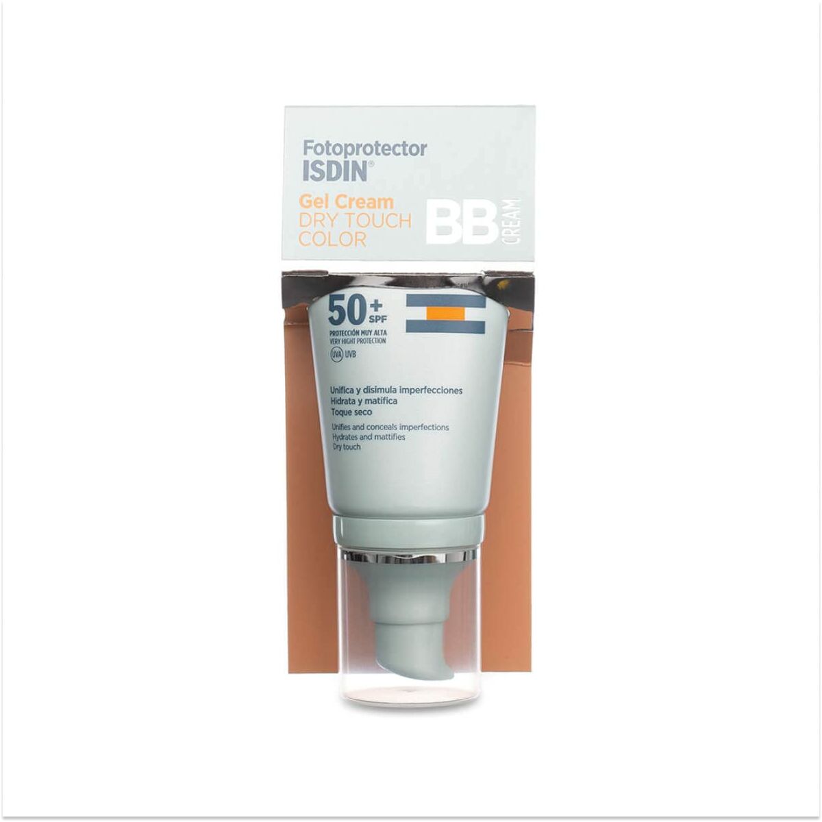 Crema Idratante con Color Isdin Fotoprotettore Gel SPF 50+ 50 ml-0