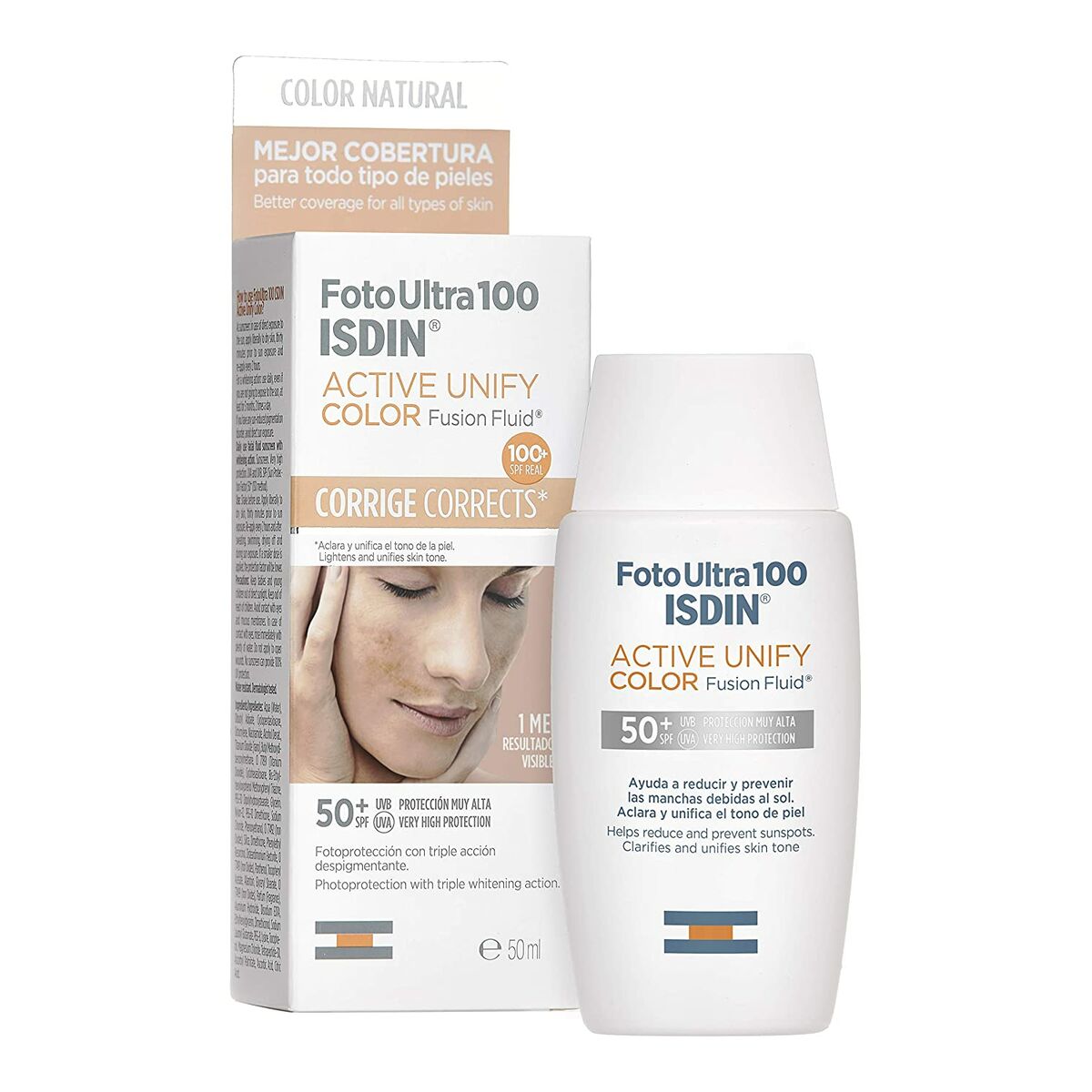 Protezione Solare con Colore Isdin Spf 50 50 ml-0