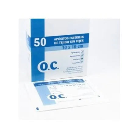 O.c Compressa In Tessuto Non Tessuto Sterile O.c 10cmx10 cm 50 pz