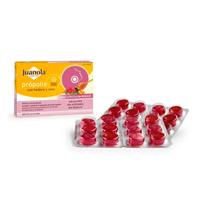 Juanola Propoli Edera e Miele 24 compresse Gommate