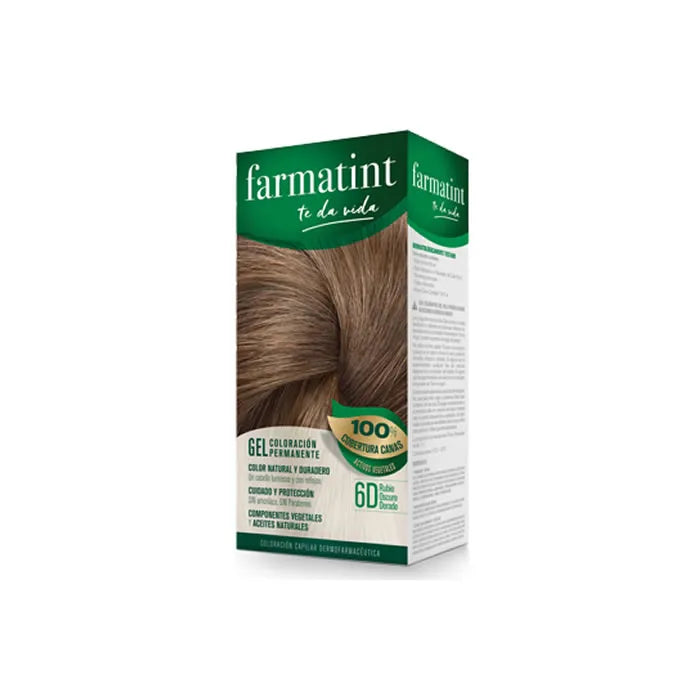 Farmatint gel Colorazione Permanente 6D Dark Golden Blond 150 ml