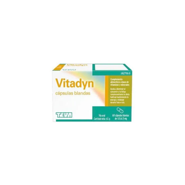 Teva Pharma Teva Vitadyn 60 capsule Morbide