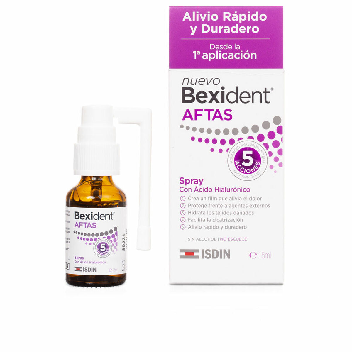 Collutorio Isdin Bexident Aftas Protettore per la bocca (15 ml)-0