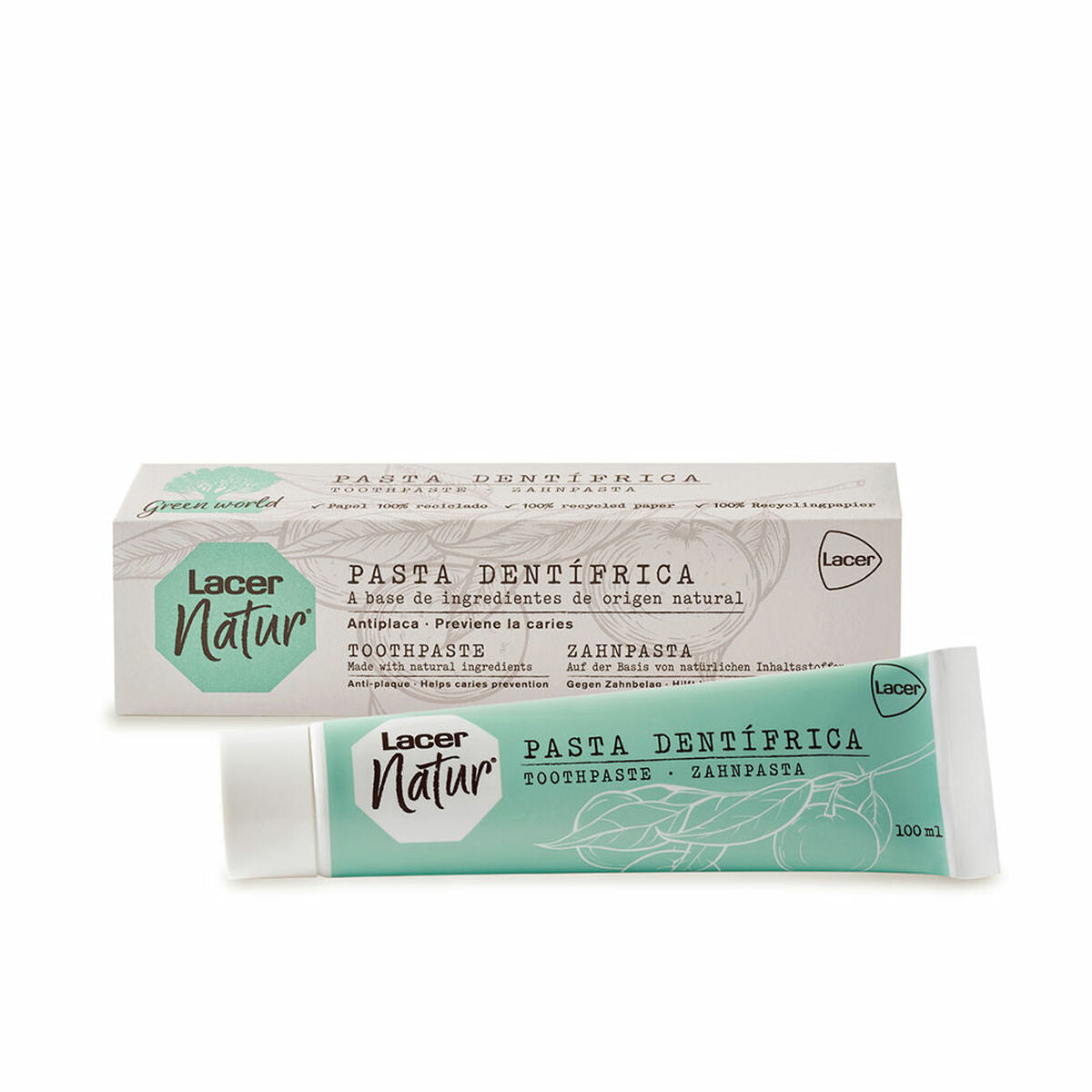 Toothpaste Lacer Natur (100 ml)-0