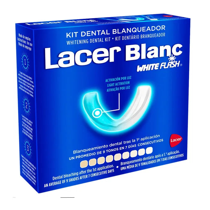 Lacer Blanc White Flash cofanetto 3 pz
