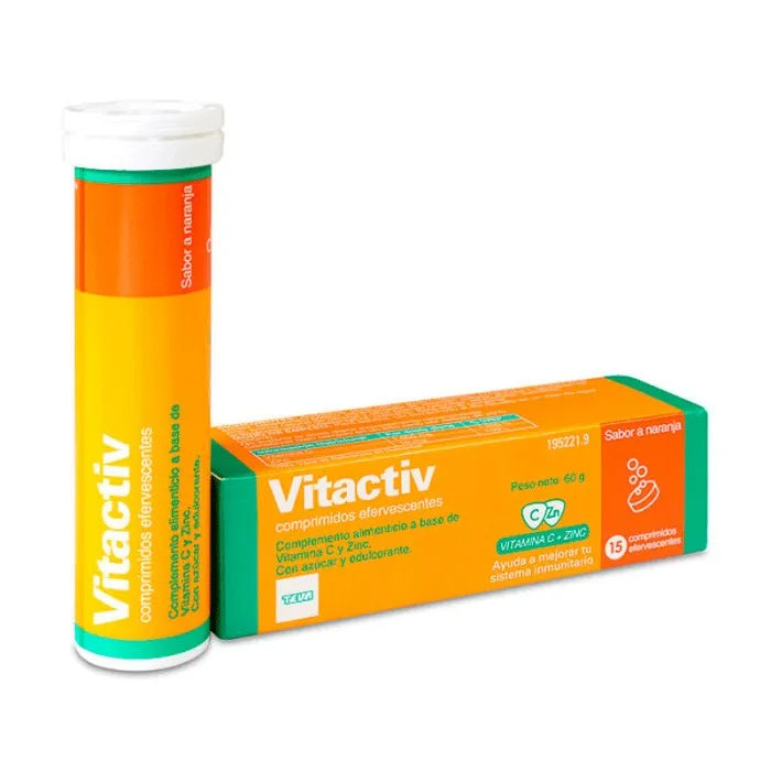 Teva Pharma Teva Vitactiv 15 compresse Effervescenti 60 g