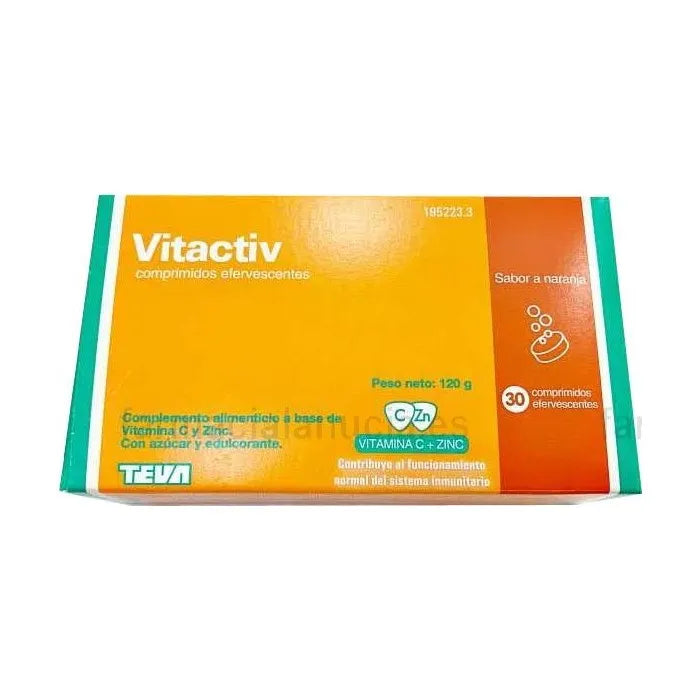 Teva Pharma Teva Vitactiv 30 compresse Effervescenti 120 g