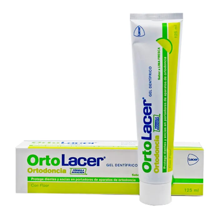 Lacer Ortolacer gel dentifricio al gusto di lime fresco 125 ml