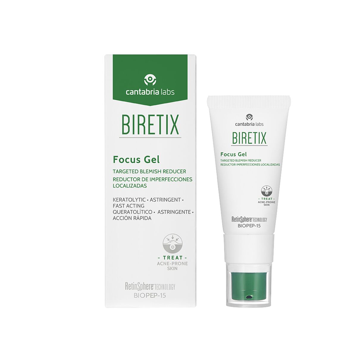 Anti-Unvollkommenheitsbehandlung BIRETIX Focus Gel 15 ml-0