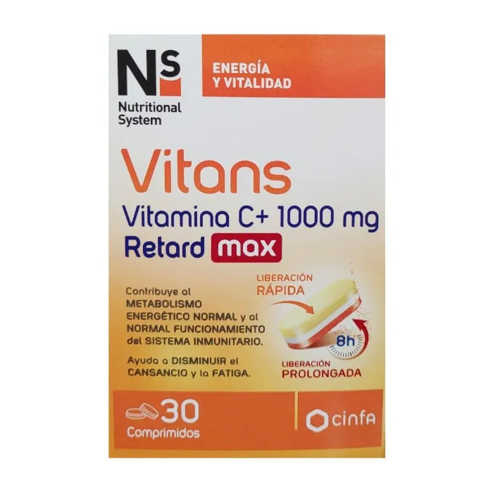 NS Vitans Vitamin C+ 1000 mg Retard Max 30 Comp